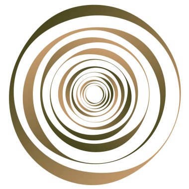 Dairesel, radyal motif. Soyut mandala simgesi