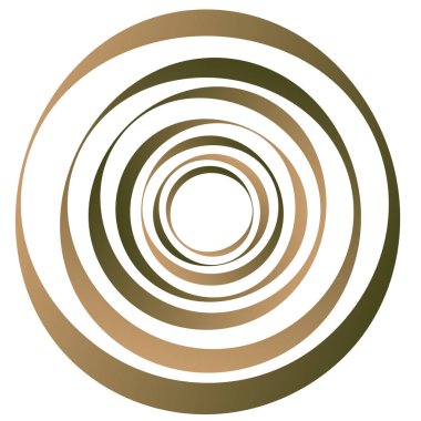 Dairesel, radyal motif. Soyut mandala simgesi