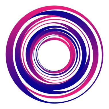 Dairesel, radyal motif. Soyut mandala simgesi