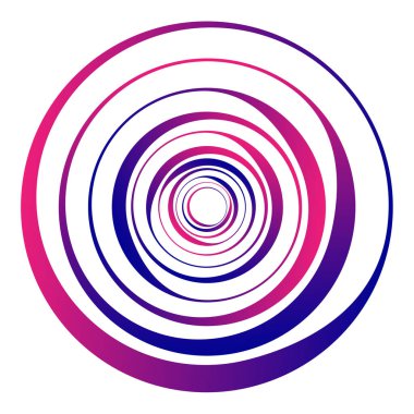 Dairesel, radyal motif. Soyut mandala simgesi