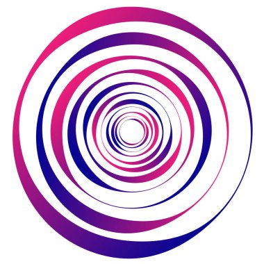 Dairesel, radyal motif. Soyut mandala simgesi