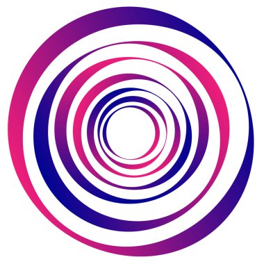 Dairesel, radyal motif. Soyut mandala simgesi