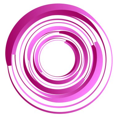 Dairesel, radyal motif. Soyut mandala simgesi