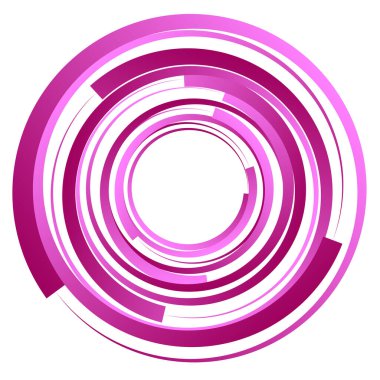 Dairesel, radyal motif. Soyut mandala simgesi