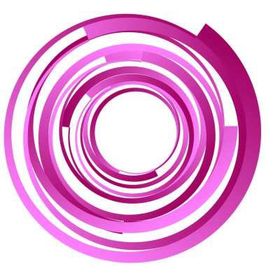 Dairesel, radyal motif. Soyut mandala simgesi