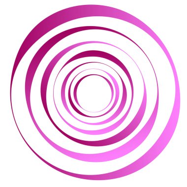 Dairesel, radyal motif. Soyut mandala simgesi