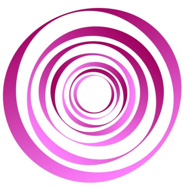 Dairesel, radyal motif. Soyut mandala simgesi