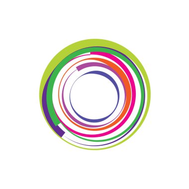 Dairesel, radyal motif. Soyut mandala simgesi