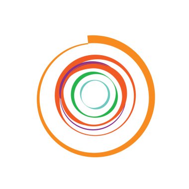 Dairesel, radyal motif. Soyut mandala simgesi