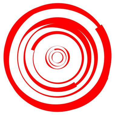 Dairesel, radyal motif. Soyut mandala simgesi