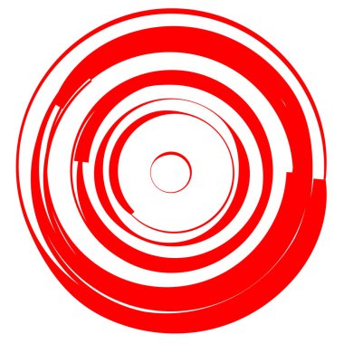 Dairesel, radyal motif. Soyut mandala simgesi