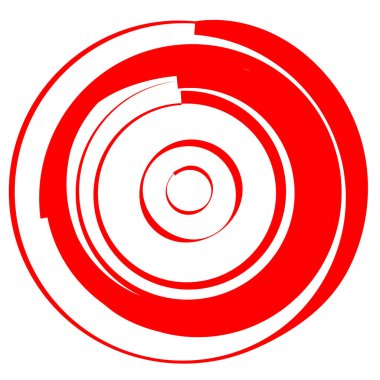 Dairesel, radyal motif. Soyut mandala simgesi