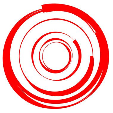 Dairesel, radyal motif. Soyut mandala simgesi