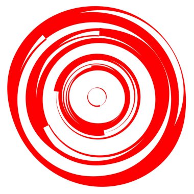 Dairesel, radyal motif. Soyut mandala simgesi