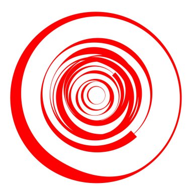 Dairesel, radyal motif. Soyut mandala simgesi