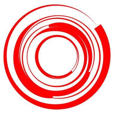 Dairesel, radyal motif. Soyut mandala simgesi