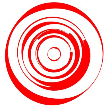 Dairesel, radyal motif. Soyut mandala simgesi