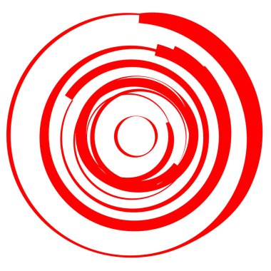 Dairesel, radyal motif. Soyut mandala simgesi