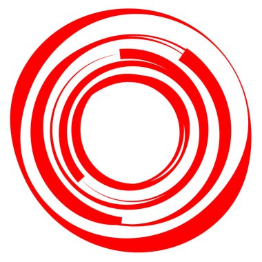 Dairesel, radyal motif. Soyut mandala simgesi