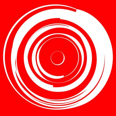 Dairesel, radyal motif. Soyut mandala simgesi