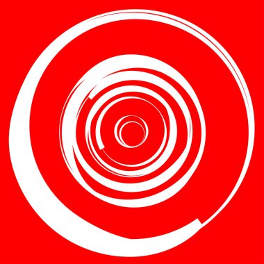 Dairesel, radyal motif. Soyut mandala simgesi