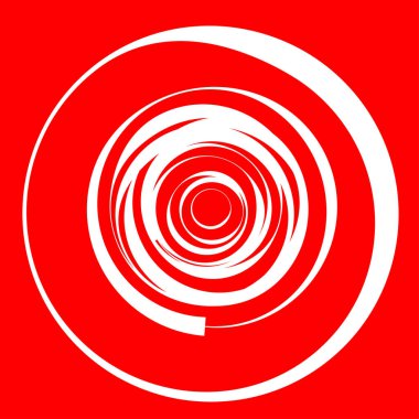 Dairesel, radyal motif. Soyut mandala simgesi