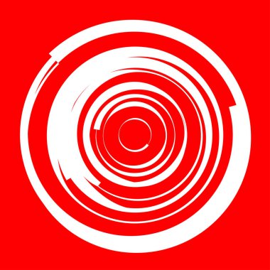 Dairesel, radyal motif. Soyut mandala simgesi