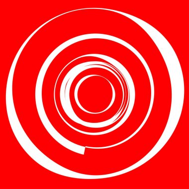 Dairesel, radyal motif. Soyut mandala simgesi