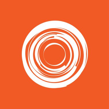 Dairesel, radyal motif. Soyut mandala simgesi