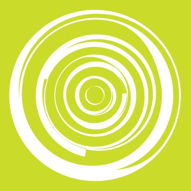 Dairesel, radyal motif. Soyut mandala simgesi