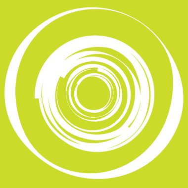 Dairesel, radyal motif. Soyut mandala simgesi