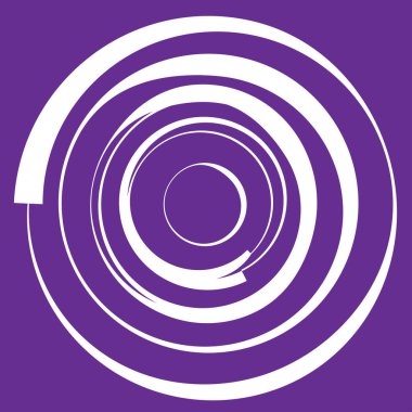 Dairesel, radyal motif. Soyut mandala simgesi