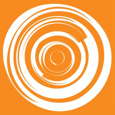 Dairesel, radyal motif. Soyut mandala simgesi