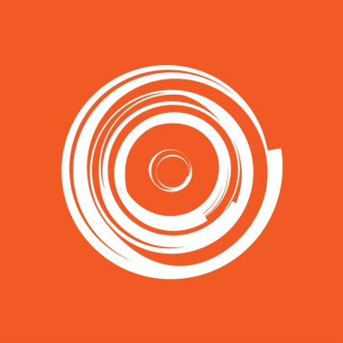 Dairesel, radyal motif. Soyut mandala simgesi