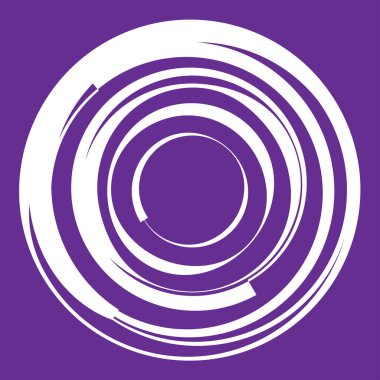 Dairesel, radyal motif. Soyut mandala simgesi