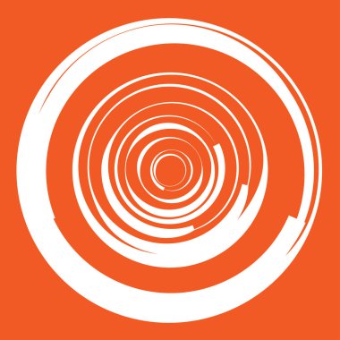 Dairesel, radyal motif. Soyut mandala simgesi