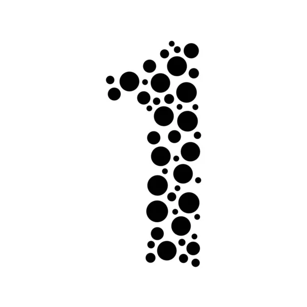 Dots Dotted Numbers Digits Characters — ストックベクタ