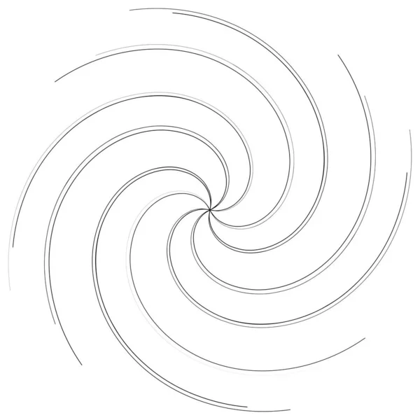 Спіральний Вихровий Вихровий Елемент Дизайну — стоковий вектор