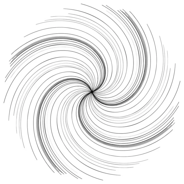 Spiral Swirl Twirl Shape Design Element — Image vectorielle