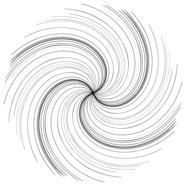 Spiraalvormig Draaibaar Draaibaar Vormgevingselement — Stockvector