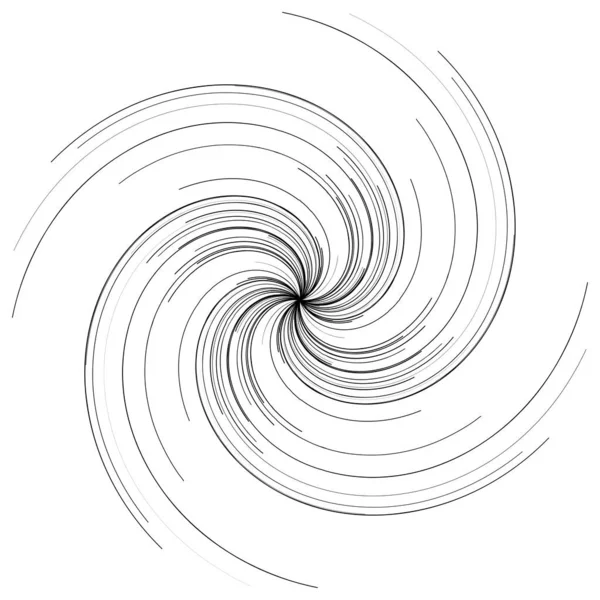 Spiral Swirl Twirl Shape Design Element — 스톡 벡터