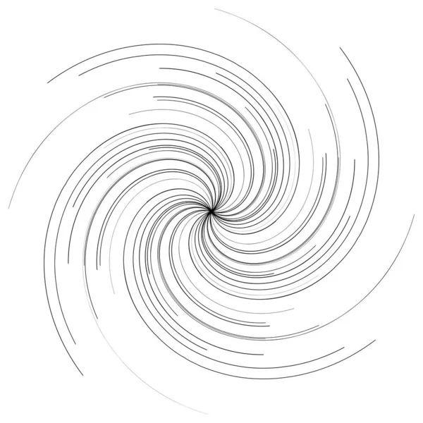 Spiral Swirl Twirl Shape Design Element — Archivo Imágenes Vectoriales
