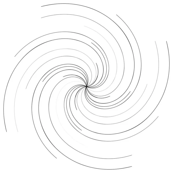 Espiral Redemoinho Girar Elemento Design Forma —  Vetores de Stock