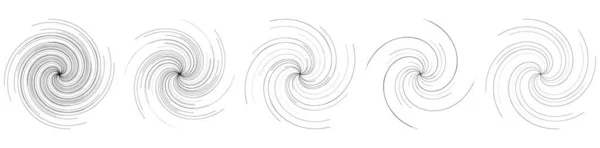 Elemento Design Spirale Vortice Vortice Illustrazione Vettoriale Stock Grafica Clip — Vettoriale Stock