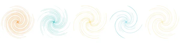 Espiral Remolino Elemento Diseño Forma Giro Ilustración Vector Stock Gráficos — Vector de stock