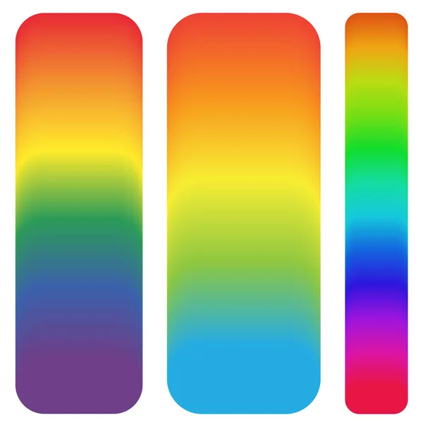Gökkuşağı Rengi Rgb Paleti Renkler Için Parlak Renk Şeması Stock — Stok Vektör