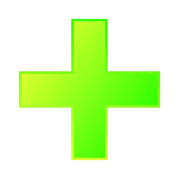 Cross Ιατρική Την Υγεία Την Υγειονομική Περίθαλψη Τις Πρώτες Βοήθειες — Διανυσματικό Αρχείο