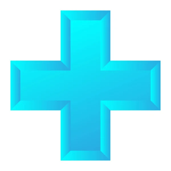 Крест Медицинской Концепции Здоровья Здравоохранения Первой Помощи — стоковый вектор