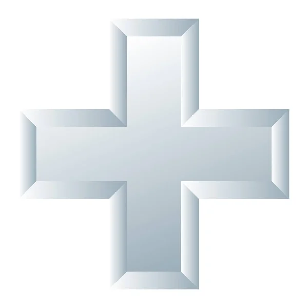 Cross Medical Health Healthcare First Aid Concept Icon — Archivo Imágenes Vectoriales