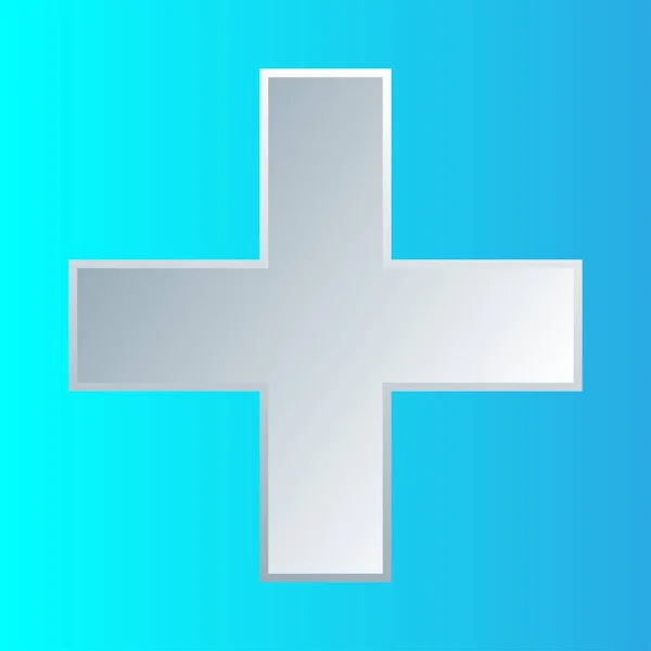 Cross Ιατρική Την Υγεία Την Υγειονομική Περίθαλψη Τις Πρώτες Βοήθειες — Διανυσματικό Αρχείο